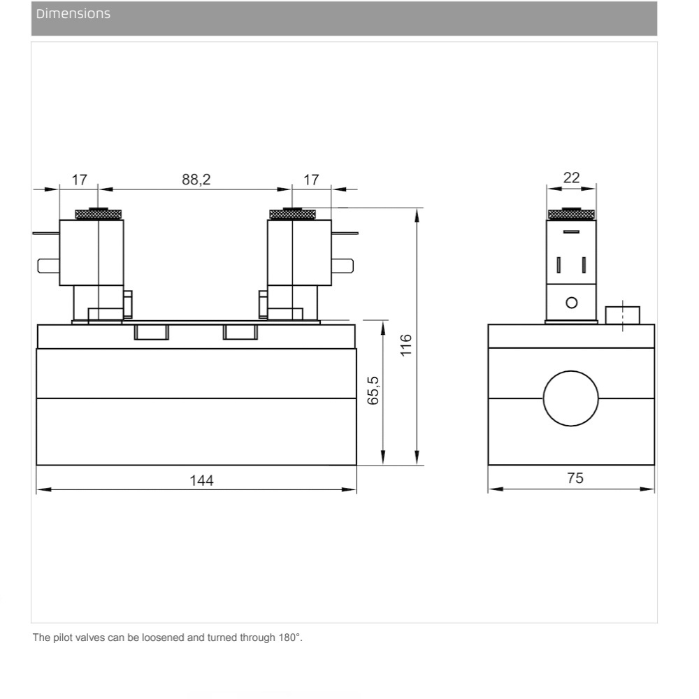 5814420600 NUMATICS/AVENTICS SOL-PILOT VALVE<BR>ISO4 5599/1 SERIES 5/3 CLOSED CTR 48VDC, DIN PLUG