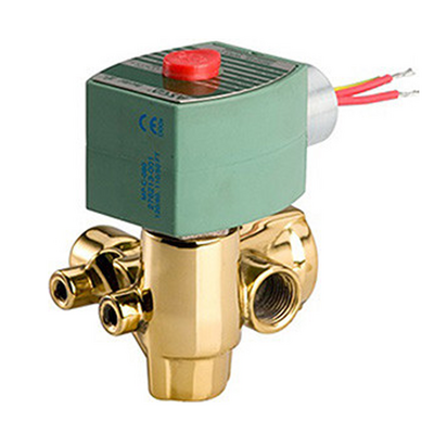 8321G003 110/50 ASCO BRASS PROCESS SOLENOID VALVE<BR>8321 SERIES 3/2 NO, 110VAC, 0.8CV, 1/4" NPT