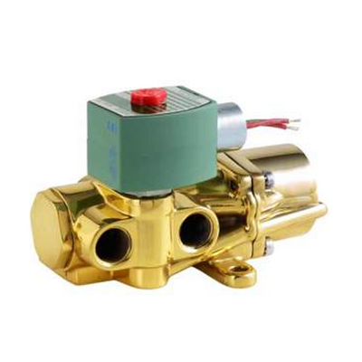 8344G082 CD 120/60 ASCO BRASS PROCESS SOLENOID VALVE<BR>8344 SERIES 4/2 INLINE 120VAC, 1.4 CV, 1/2" NPT, CONTINUOUS DUTY