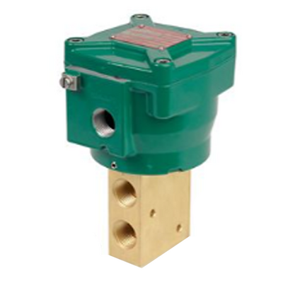 EF8327G041 24/DC ASCO BRASS PROCESS SOLENOID VALVE<BR>8327 SERIES 3/2 UNIVERSAL, 24VDC, 0.49CV, 1/4" NPT, EXPLOSION PROOF