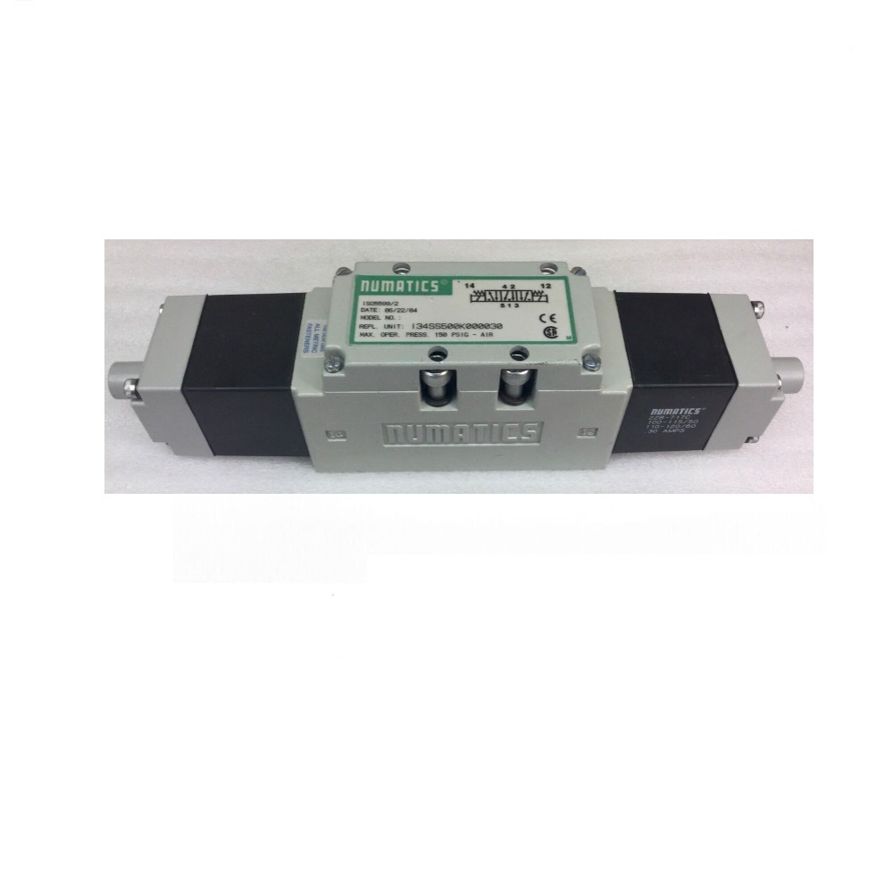 I23BB600KP00030 NUMATICS/AVENTICS SOL-PILOT VALVE<BR>ISO2 SERIES 4/3 CLOSED CTR 120VAC