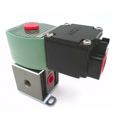 JSP8340G001 110/50 ASCO AIR ONLY PROCESS VALVES<BR>8340 SERIES 4/2 INLINE, 110VAC, 0.1 CV, 1/4" NPT, JUNCTION BOX