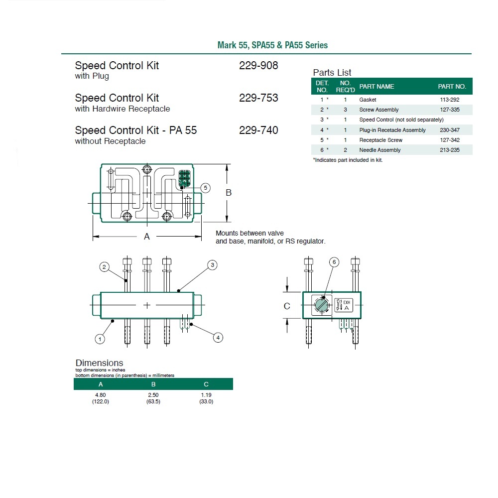 230-347 NUMATICS/AVENTICS MANIFOLD PART<BR>MK55 SERIES PLUG IN RECEPTACLE
