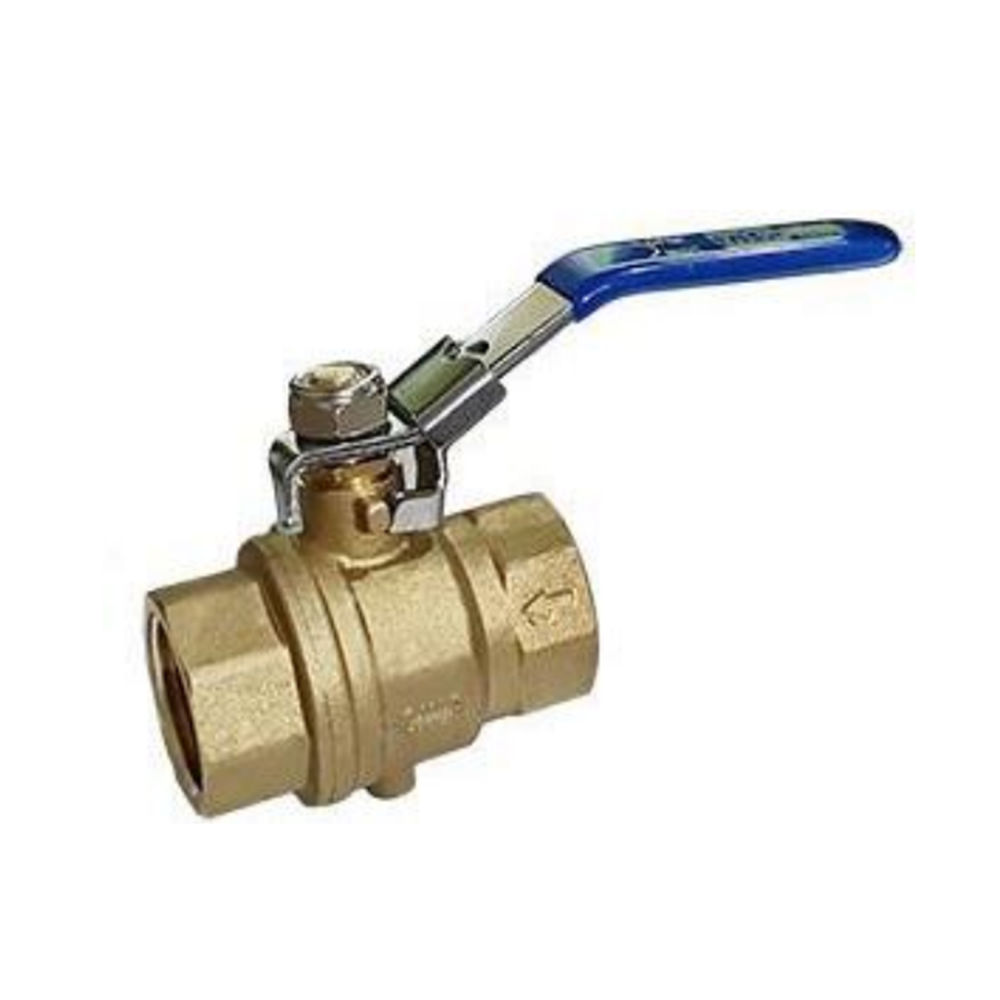 ADV-50 MIDWEST BRASS BALL VALVE<BR>1/2" NPT FEMALE, VENTED, LEVER HANDLE, 300PSI, AUTO DRN