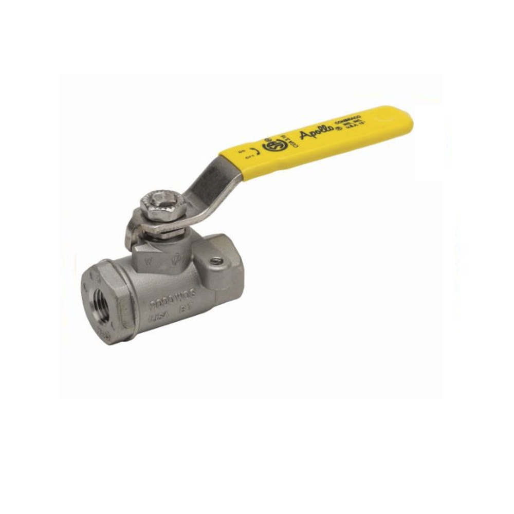 76-103-01A APOLLO STAINLESS STEEL BALL VALVE<BR>1/2" NPT FEMALE, LEVER HANDLE, 2000PSI