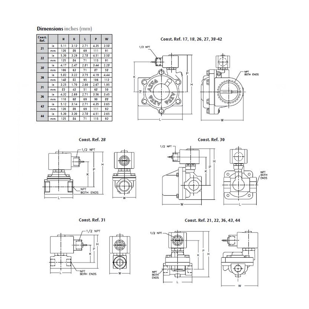 EF8321G001 120/60 ASCO SOLENOID QUICK EXHAUST VALVE<BR>8321 SERIES 3/2 NC SPR RTN 120VAC 1/4" NPT