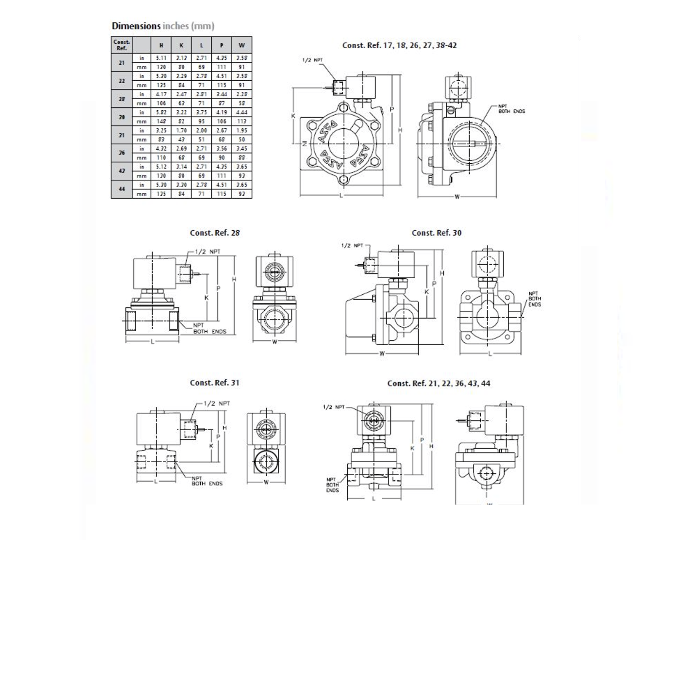 8223G027 24VDC ASCO SOLENOID VALVE<BR>8223 SERIES 2/2 NC SPR RTN 24VDC, 1.5CV, 3/8" NPT