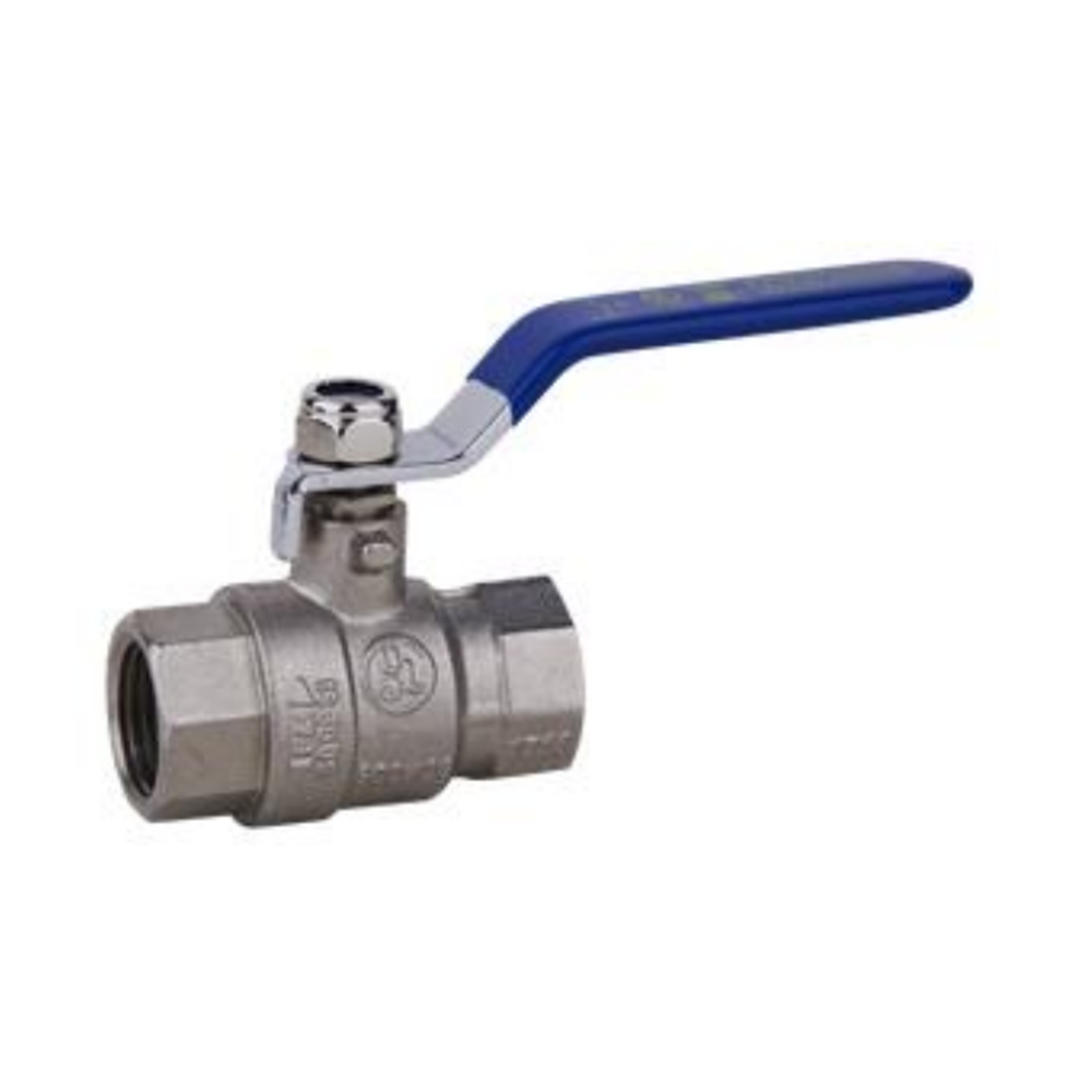 LBV-150 MIDWEST NP BRASS BALL VALVE<BR>1 1/2" NPT FEMALE, FULL PORT, LOCK LEVER HANDLE, 600PSI