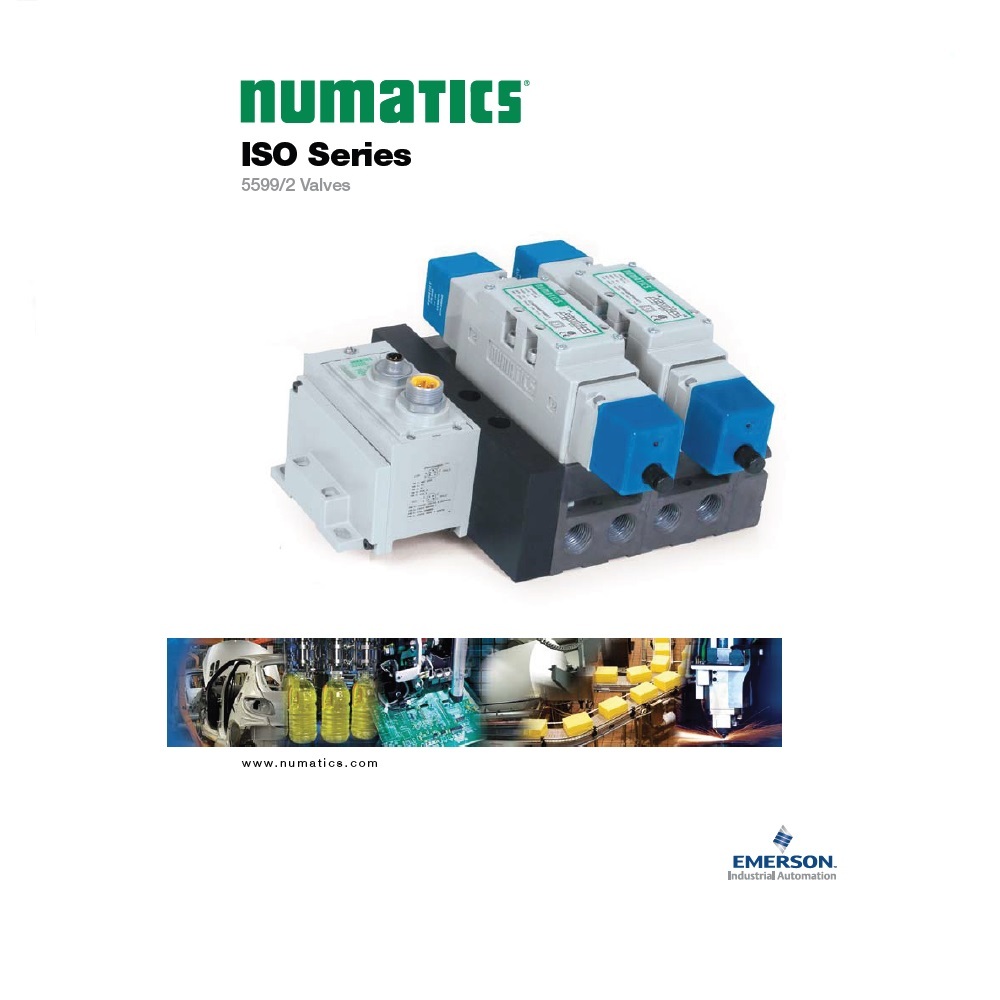 I34BA4Z2MP00061 NUMATICS/AVENTICS SOL-PILOT VALVE/MANIFOLD<BR>ISO3 SERIES 4/2 SPR RTN 24VDC 1/2" NPT, DZB