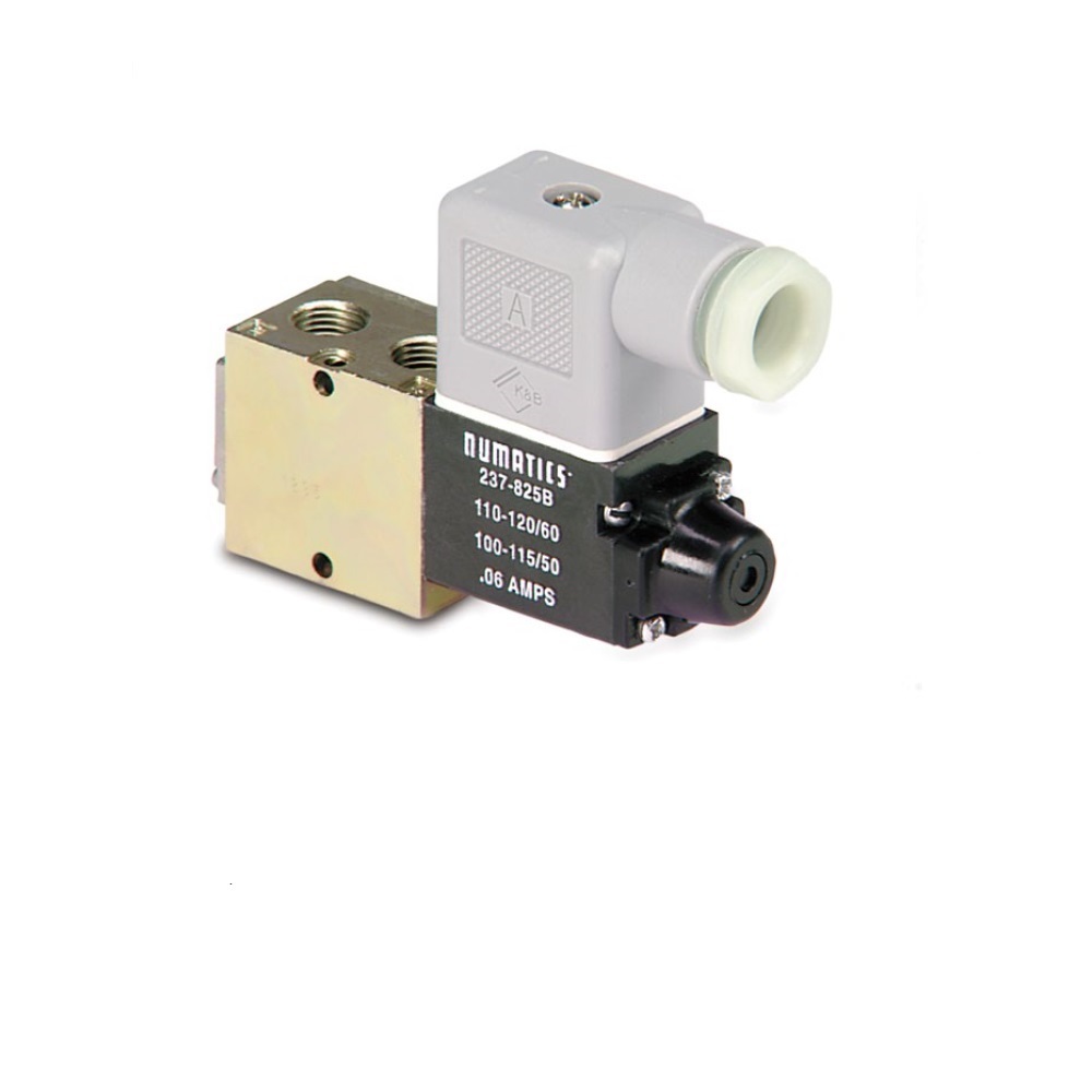 L01SA4594000061 NUMATICS/AVENTICS SOLENOID VALVE<BR>L01 SERIES 4/2 SPR RTN 24VDC 1/8" NPT, DIN PLUG