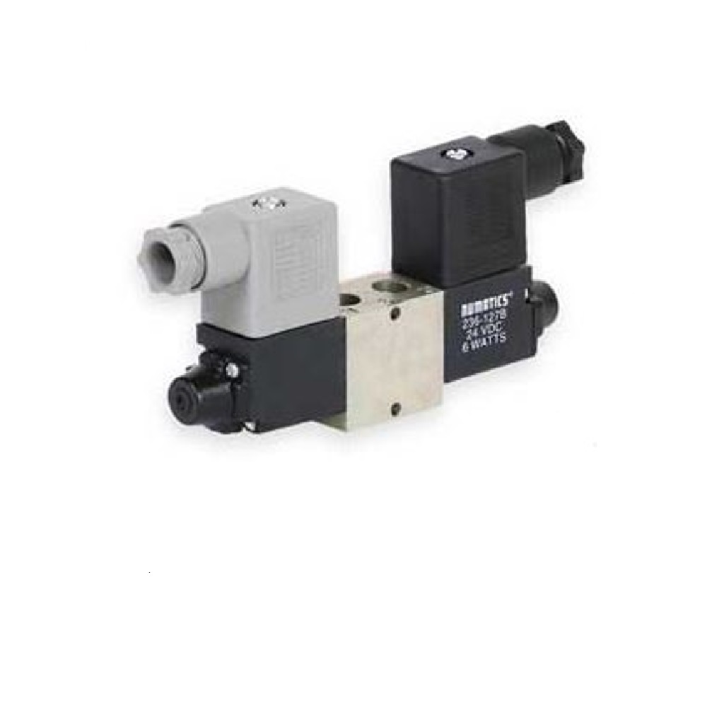 L01SS4592000030 NUMATICS/AVENTICS SOLENOID VALVE<BR>L01 SERIES 4/2 DETENT 120VAC 1/8" NPT, DIN PLUG