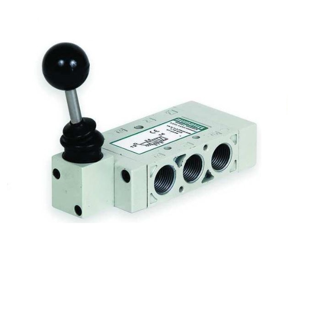 L22LD452O018D00 NUMATICS/AVENTICS MECHANICAL VALVE<BR>L2 SERIES 4/2 DETENT 1/4" NPT, SIDE PORTS (HAND LEVER)