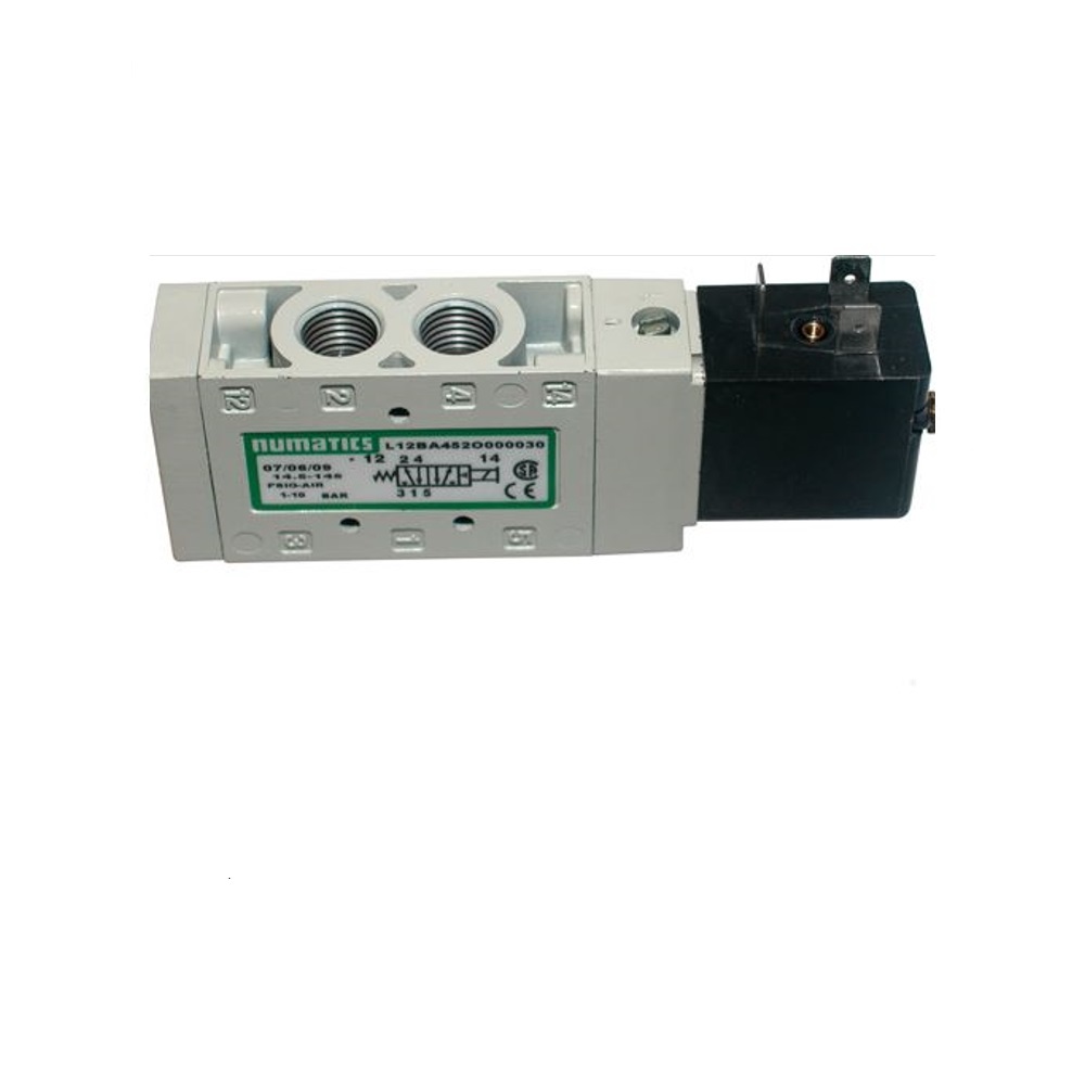 L12BA452B017G60 NUMATICS/AVENTICS SOL-PILOT VALVE<BR>L1 SERIES 4/2 SPR RTN 12VDC 1/4" NPT, HW, 1.42 WATT