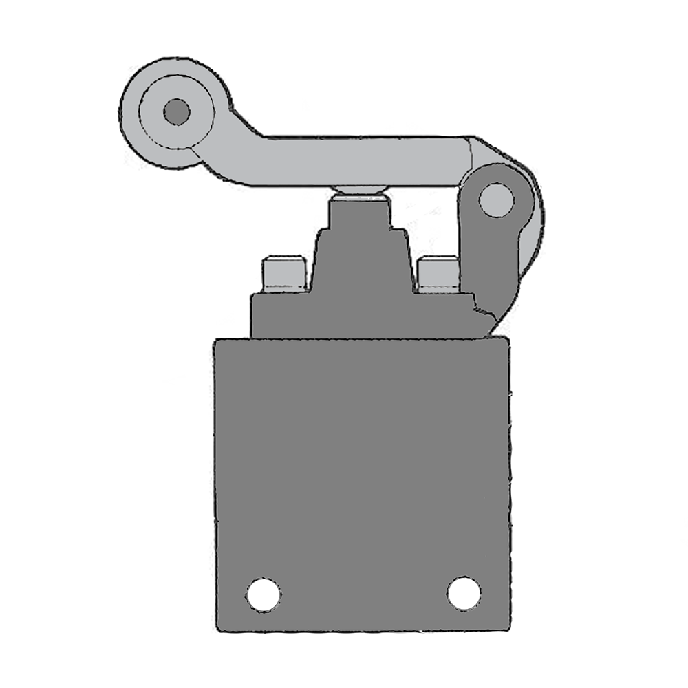 0CLA3-1 NUMATROL LIMIT VALVE<br>0CLA SERIES 4/2 SPR RTN 1/8" NPT, DIRTPROOF (ROLLER LEVER)