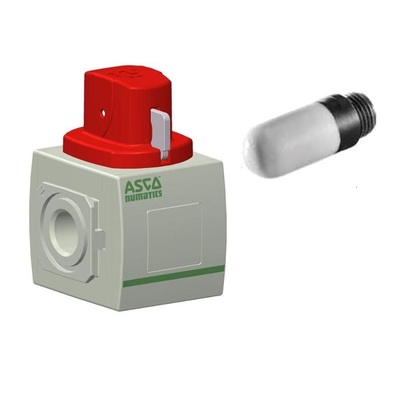 G652A3M04011200 NUMATICS/AVENTICS SHUT-OFF VALVE<BR>652 SERIES 3/2 1/2" G, 1/4" G EXHAUST, PE MUFFLER