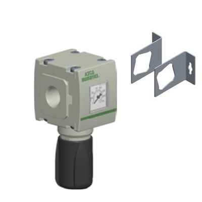 NUMATICS/AVENTICS REGULATOR W/FLOW CHECK&lt;BR&gt;652 SERIES 3/8&quot; NPT, 7-125PSI, SIDE BRKS, INVERTED MOUNTING, LP PSI GAUGE