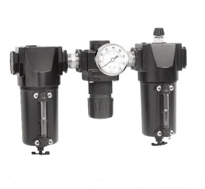ARROW MID FLOW AIR PREP ASSEMBLY&lt;BR&gt;1/2&quot; NPT 40 MIC 5-125 PSI W/MET BWL