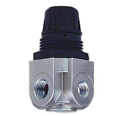 R261G ARROW MINIATURE REGULATOR<BR>1/8" NPT 5-125PSI W/GAUGE