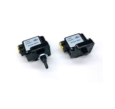 AIRTROL AIR-VALVE SWITCH&lt;BR&gt;1/16&quot; BARB 5-100PSI NYLON NO FLUSH MOUNT