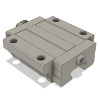 AIRTAC LOW PROFILE RAIL BEARING&lt;br&gt;LSD 20MM SERIES, HIGH ACCURACY WITH LIGHT PRELOAD (B), BOTTOM MOUNTING FLANGE - NORMAL BODY