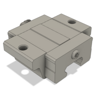 AIRTAC LOW PROFILE RAIL BEARING&lt;br&gt;LSD 25MM SERIES, HIGH ACCURACY WITH LIGHT PRELOAD (B), BOTTOM MOUNTING FLANGE - SHORT BODY