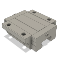 AIRTAC LOW PROFILE RAIL BEARING<br>LSD 35MM SERIES, HIGH ACCURACY WITH LIGHT PRELOAD (B), TOP MOUNTING FLANGE - NORMAL BODY