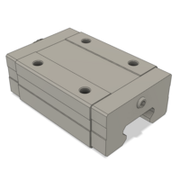 AIRTAC LOW PROFILE RAIL BEARING<br>LSD 35MM SERIES, HIGH ACCURACY WITH LIGHT PRELOAD (B), SQUARE MOUNT - NORMAL BODY