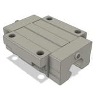 AIRTAC PROFILE RAIL BEARING&lt;br&gt;LSH 15MM SERIES, HIGH ACCURACY WITH LIGHT PRELOAD (B), BOTTOM MOUNTING FLANGE - NORMAL BODY