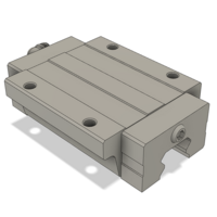 AIRTAC PROFILE RAIL BEARING&lt;br&gt;LSH 20MM SERIES, HIGH ACCURACY WITH LIGHT PRELOAD (B), BOTTOM MOUNTING FLANGE - LONG BODY