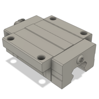 AIRTAC PROFILE RAIL BEARING&lt;br&gt;LSH 20MM SERIES, HIGH ACCURACY WITH LIGHT PRELOAD (B), BOTTOM MOUNTING FLANGE - NORMAL BODY