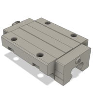 AIRTAC PROFILE RAIL BEARING&lt;br&gt;LSH 25MM SERIES, HIGH ACCURACY WITH LIGHT PRELOAD (B), BOTTOM MOUNTING FLANGE - LONG BODY