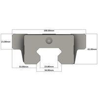 LSH35BK-F1N-N-D-M6 AIRTAC PROFILE RAIL BEARING<br>LSH 35MM SERIES, NORMAL ACCURACY WITH NO PRELOAD (D) STANDARD, TOP MOUNTING FLANGE - NORMAL BODY
