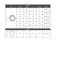 209M MENCOM PART<BR>PG9 THD METAL LOCK NUT METAL (GRAY)