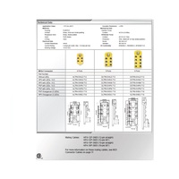 ALTR4-5/4PA-T12 HTM JUNCTION BLOCK<BR>4-4 PIN M12 / 12 PIN M16 TOP EXIT 10-30VDC PNP LED