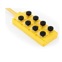 HTM JUNCTION BLOCK&lt;BR&gt;8-5 PIN M12 / 5M SIDE EXIT PUR YE 10-30VDC