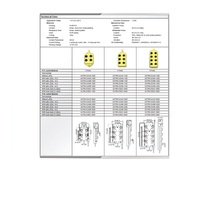 DLTR8-5/5DC-3805 HTM JUNCTION BLOCK<BR>8-5 PIN M12 / 5M SIDE EXIT PUR YE 10-30VDC