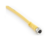 HTM CORDSET&lt;BR&gt;3 PIN M8 FEMALE STR 5M TPE YE 24AWG 60VAC/75VDC