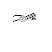 MENCOM JUNCTION BLOCK&lt;BR&gt;8-4 PIN M12 / 5M SIDE PUR BK 48VAC/DC