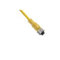 MENCOM CORDSET&lt;BR&gt;3 PIN M12 FEMALE STR 6M PVC YE 22AWG 300VAC/DC