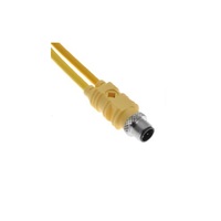 MENCOM SPLITTER&lt;BR&gt;3 PIN &quot;Y&quot; M12 M/F/F 2M PVC YE 300VAC/DC