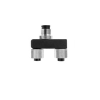 MENCOM SPLITTER&lt;BR&gt;5 PIN &quot;Y&quot; M12 M/F/F 300VAC/DC