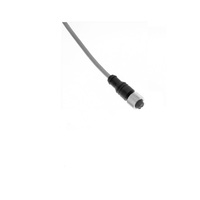 MENCOM CORDSET&lt;BR&gt;5 PIN M12 FEMALE STR 10M PVC YE 18AWG 300VAC/DC GRAY