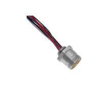 MIN-12MR-1-18-M20 MENCOM RECEPTACLE<BR>12 PIN 7/8" MINI MALE STR FM 1' M20 THR 18AWG 300VAC/DC