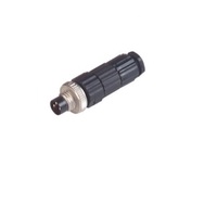 HIRSCHMANN CIRCULAR CONNECTOR&lt;BR&gt;3 PIN M8 MALE STR FW PG7 CG 60VAC/DC