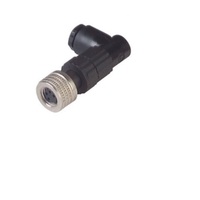 HIRSCHMANN CIRCULAR CONNECTOR&lt;BR&gt;3 PIN M8 FEMALE ELB FW PG7 CG 60VAC/DC