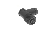 B 8251-0/PG9/LABEL TURCK CIRCULAR CONNECTOR<BR>5 PIN M12 FEMALE ELB FW PG9 CG 60VAC/DC LABEL