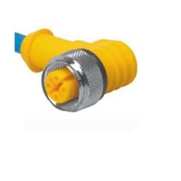 WK 4.21T-2 TURCK CORDSET<BR>2 PIN M12 FEMALE ELB 2M PVC NAMUR BU 20AWG 250VAC/DC