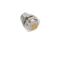 TURCK CIRCULAR CONNECTOR<BR>4 PIN M12 FEMALE STR FB SC PG 9 THR 250VAC/DC