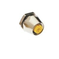 TURCK CIRCULAR CONNECTOR<BR>5 PIN M12 FEMALE STR FB SC PG 9 THR 250VAC/DC REV KEY