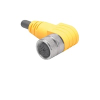 TURCK CORDSET&lt;BR&gt;14 PIN M16 FEMALE ELB 5M TPU YE 22AWG 30VAC/DC